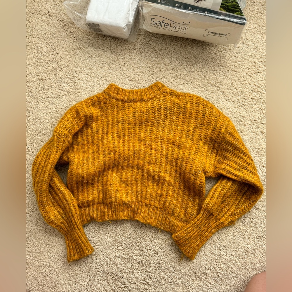 Yellow sweater